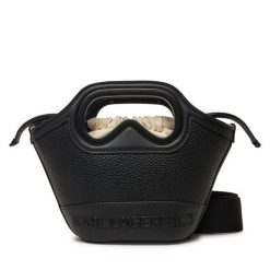 Torebka KARL LAGERFELD. Czarne torebki klasyczne KARL LAGERFELD, bez wzorów, klasyczne, bez dodatków. Za 639.99 zł.