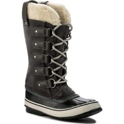 Śniegowce SOREL - Joan Of Arctic Shearling NL2393 Dark Grey/Black 089. Szare śniegowce Sorel, z gumy. W wyprzedaży za 449.00 zł.