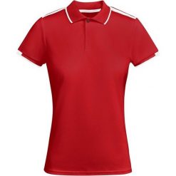 Damska Sportowa Koszulka Polo Tamil Z Krótkim Rękawem. Białe t-shirty sportowe ROLY, xl, bez wzorów, bez ramiączek. Za 58.99 zł.
