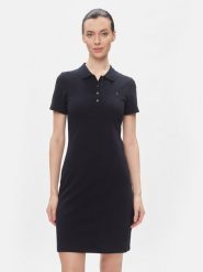 Tommy Hilfiger Sukienka codzienna 1985 Slim Pique Polo Dress Ss WW0WW42048 Granatowy Slim Fit. Niebieskie sukienki Tommy Hilfiger, na co dzień, l, bez wzorów, z bawełny, bez kołnierzyka, bez ramiączek, proste. Za 339.99 zł.