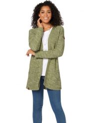 WITT WEIDEN Kardigan w kolorze zielonym rozmiar: 50. Zielone swetry WITT WEIDEN, z aplikacjami, ze skóry, bez ramiączek. Za 30.99 zł.