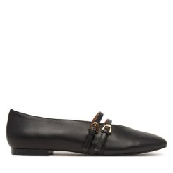 Baleriny Coccinelle. Czarne baleriny Coccinelle, bez wzorów, bez obcasa, bez zapięcia. Za 899.99 zł.