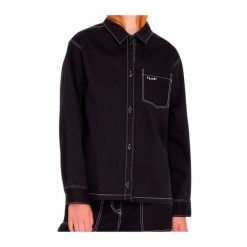 Koszula turystyczna damska Volcom Stone Kraft. Czarne koszule Volcom, s, bez wzorów, z bawełny, casualowe, bez kołnierzyka, bez ramiączek. W wyprzedaży za 320.10 zł.