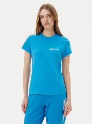 KARL LAGERFELD T-Shirt A1W17004 Niebieski Regular Fit. Niebieskie t-shirty KARL LAGERFELD, l, bez wzorów, z bawełny, bez kołnierzyka, bez ramiączek. Za 159.99 zł.