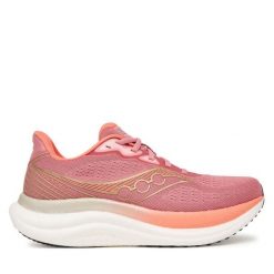 Buty do biegania Saucony. Czerwone buty do biegania Saucony, bez wzorów, bez zapięcia, do biegania. Za 829.99 zł.