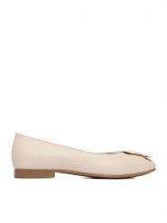 Lasocki Baleriny CEO-RST-WOLLY-01 Beżowy. Brązowe baleriny Lasocki, bez wzorów, ze skóry, bez obcasa, bez zapięcia. Za 169.99 zł.