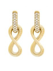 Guess Kolczyki JUBE05 051JW Złoty. Żółte kolczyki Guess, metalowe. Za 199.99 zł.