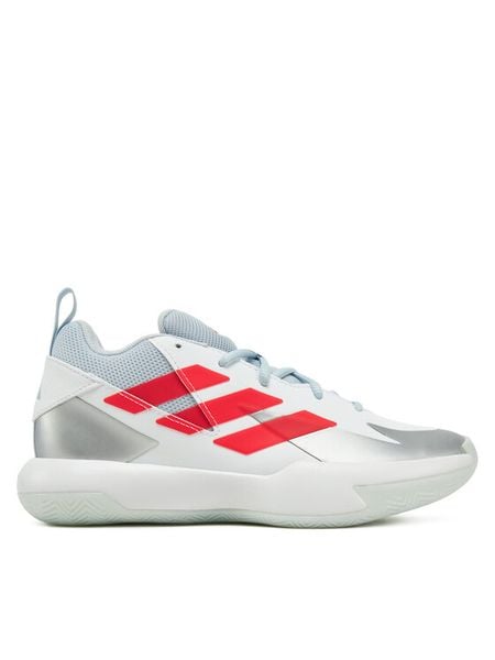 Adidas Buty do koszykówki Cross Em Up Select Mid JR2520 Biały. Białe buty treningowe adidas, bez wzorów, z materiału, bez zapięcia, do koszykówki. Za 189.99 zł.