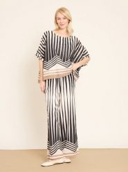 BGN Spodnie w kolorze kremowo-czarnym rozmiar: 36. Brązowe spodnie materiałowe BGN, bez wzorów, z materiału. Za 130.99 zł.