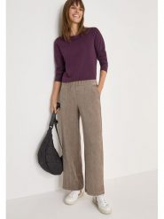 Cecil Spodnie w kolorze beżowym rozmiar: XL/L28. Brązowe spodnie materiałowe Cecil, bez wzorów, z materiału. Za 166.49 zł.