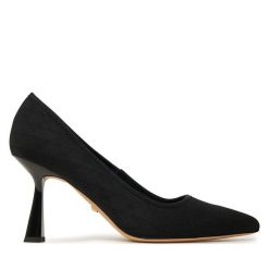 Czółenka Guess. Czarne czółenka Guess, z aplikacjami, bez obcasa, bez zapięcia. Za 489.99 zł.