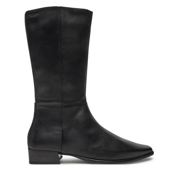 Botki Vagabond Shoemakers. Czarne botki Vagabond Shoemakers, bez wzorów, bez obcasa, na płaskiej podeszwie, bez zapięcia. Za 829.99 zł.