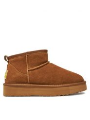 Pepe Jeans Śniegowce PLS50536 Brązowy. Brązowe botki Pepe Jeans, bez wzorów, z jeansu, bez zapięcia. Za 369.99 zł.