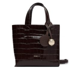 Torebka Furla. Brązowe torebki klasyczne Furla, bez wzorów, klasyczne, bez dodatków. Za 1,349.00 zł.