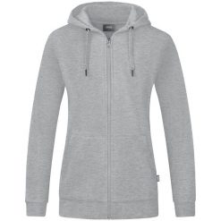 Kurtka damska Jako Organic. Szare kurtki JAKO, m, bez wzorów, z bawełny, biznesowe, z kapturem. Za 366.00 zł.