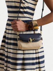 LAUREN RALPH LAUREN Torebka 431P10121001 Granatowy. Niebieskie listonoszki Lauren Ralph Lauren, bez wzorów, z materiału, bez dodatków. Za 1,298.99 zł.