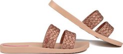 Klapki basenowe damskie Ipanema Renda II Fem. Brązowe klapki Ipanema, bez wzorów, wakacyjne, bez obcasa, bez zapięcia. Za 138.00 zł.