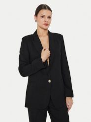 ViCOLO Marynarka TB1561 Czarny Regular Fit. Czarne marynarki i żakiety ViCOLO, xs, bez wzorów, z wiskozy, bez ramiączek. Za 319.99 zł.