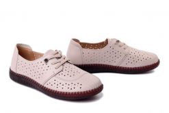 ARTIKER RELAKS 58C1511 beige, półbuty damskie. Brązowe półbuty wsuwane Artiker Relaks, na lato, w ażurowe wzory, ze skóry, bez obcasa. Za 165.67 zł.