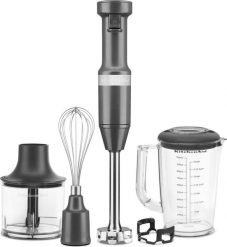 Blender ręczny przewodowy KitchenAid antracytowy z akcesoriami 5 el. Blendery KITCHENAID. Za 869.00 zł.