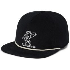 Czapka typu snapback Dakine. Czarne czapki z daszkiem Dakine, bez wzorów. Za 222.50 zł.