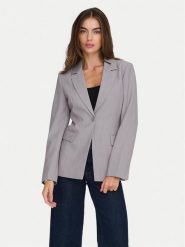 ONLY Marynarka Raven 15357457 Szary Slim Fit. Szare marynarki i żakiety ONLY, bez wzorów, z syntetyku, bez ramiączek. Za 229.99 zł.