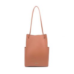 Torebka Gino Rossi. Brązowe torebki klasyczne Gino Rossi, bez wzorów, klasyczne, bez dodatków. Za 249.99 zł.