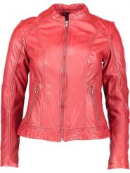 7eleven Skórzana kurtka "Colin" w kolorze czerwonym rozmiar: 42. Czerwone kurtki 7eleven, bez wzorów, z materiału, bez kaptura. Za 594.45 zł.