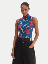 Adidas Body Farm Rio KD4636 Niebieski Slim Fit. Niebieskie body i gorsety adidas, bez wzorów, z syntetyku, bez ramiączek. Za 259.99 zł.