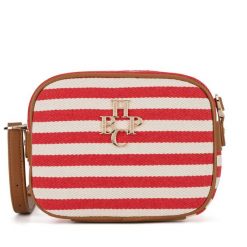 Torebka Beverly Hills Polo Club. Czerwone listonoszki Beverly Hills Polo Club, bez wzorów, bez dodatków. Za 179.99 zł.