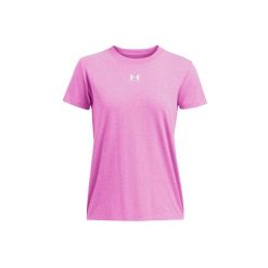 Koszulka damska Under Armour Rival Core SS. Czerwone t-shirty sportowe Under Armour, s, bez wzorów, bez ramiączek. Za 79.99 zł.