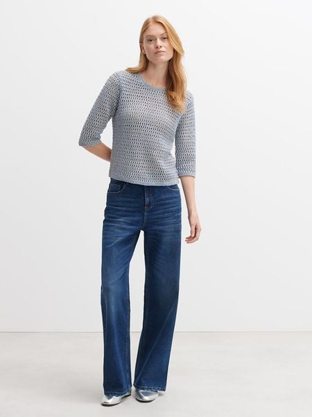 OPUS Sweter w kolorze niebieskim rozmiar: 42. Niebieskie swetry Opus, bez wzorów, bez ramiączek. Za 192.79 zł.