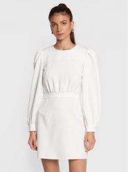 Silvian Heach Sukienka codzienna PGA22295VE Biały Regular Fit. Białe sukienki Silvian Heach, na co dzień, bez wzorów, z syntetyku, bez kołnierzyka, bez ramiączek, proste. Za 329.99 zł.