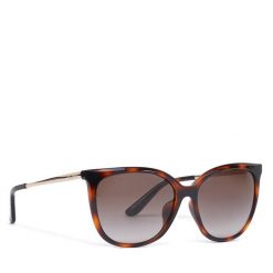 Okulary przeciwsłoneczne Guess. Brązowe okulary przeciwsłoneczne Guess, z aplikacjami. Za 339.99 zł.
