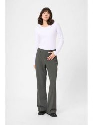 Kaffe Spodnie w kolorze szarym rozmiar: 36. Szare spodnie materiałowe Kaffe, bez wzorów, z materiału. Za 165.99 zł.