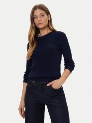 MICHAEL Michael Kors Sweter MF561CJ33D Granatowy Slim Fit. Niebieskie swetry MICHAEL Michael Kors, s, bez wzorów, z wiskozy, bez ramiączek. Za 769.99 zł.