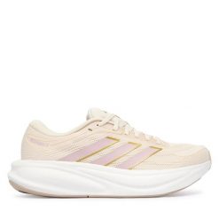 Buty do biegania adidas. Białe buty do biegania adidas, bez wzorów, bez zapięcia, do biegania. Za 299.99 zł.
