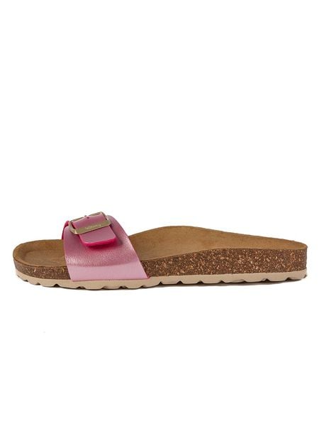 Little Sky Klapki w kolorze jasnoróżowym rozmiar: 39. Różowe klapki Little Sky, bez wzorów, klasyczne, z otwartym noskiem, bez obcasa, bez zapięcia. Za 139.95 zł.