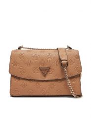 Guess Torebka HWPG93 49210 Beżowy. Brązowe listonoszki Guess, z aplikacjami, ze skóry, bez dodatków. Za 569.99 zł.