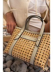 Maison héritage PARIS Torebka "Mini Bondi" w kolorze beżowym - 20 x 26 x 13 cm rozmiar: onesize. Brązowe torebki klasyczne maison héritage PARIS, bez wzorów, z materiału, bez dodatków. Za 391.99 zł.