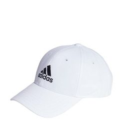 Czapka Cotton Twill Baseball. Białe czapki z daszkiem adidas, bez wzorów, z bawełny. Za 79.00 zł.