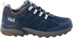 Buty trekkingowe damskie Jack Wolfskin Refugio Texapore Low granatowe r. 39. Buty trekkingowe Jack Wolfskin, bez wzorów, bez zapięcia. Za 399.99 zł.