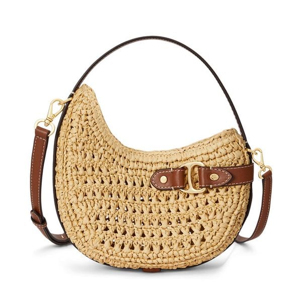 Torebka LAUREN RALPH LAUREN. Brązowe torebki klasyczne Lauren Ralph Lauren, bez wzorów, klasyczne, bez dodatków. Za 1,299.00 zł.