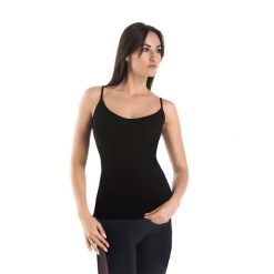 Koszulka na ramiączkach bawełniana dekolt V Teyli Melisa V. Białe t-shirty sportowe Teyli, xl, bez wzorów, z bawełny, bez ramiączek, na fitness i siłownię. Za 69.99 zł.