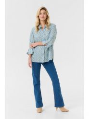 Kaffe Koszula w kolorze błękitnym rozmiar: 38. Niebieskie koszule Kaffe, s, bez wzorów, z wiskozy, klasyczne, bez kołnierzyka, bez ramiączek. Za 86.99 zł.