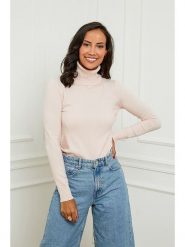 L'armoire de Suzette Golf w kolorze jasnoróżowym rozmiar: 34/36. Różowe swetry L'armoire de Suzette, l, bez wzorów, z kaszmiru, klasyczne, bez ramiączek. Za 109.26 zł.