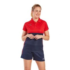 Damska koszulka polo Erima Six Wings. Czerwone t-shirty sportowe Erima, l, bez wzorów, bez ramiączek, do piłki nożnej. Za 188.50 zł.