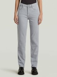 G-Star Dżinsy - Regular fit - w kolorze szarym rozmiar: W34/L32. Szare jeansy G-Star, l, z aplikacjami, ze skóry, klasyczne. Za 266.45 zł.