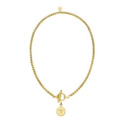 Purelei Purelei Naszyjnik Lele Naszyjniki 1 ct Damski. Białe naszyjniki Purelei, z materiału, z cyrkonią, pozłacane. Za 169.19 zł.