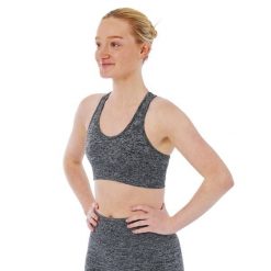 Xtreme Sportswear damski top sportowy Antracyt melanż. Brązowe topy sportowe XTREME SOCKSWEAR, m, bez wzorów, na fitness i siłownię. Za 125.82 zł.